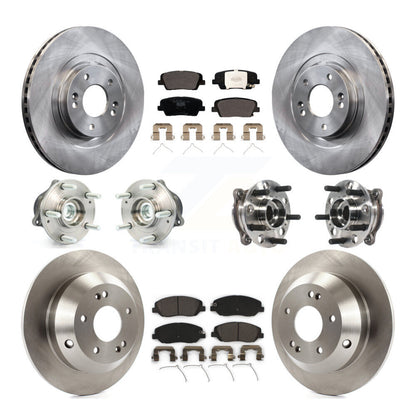 [Avant + Arrière] Kit d'ensemble roulement de roue et moyeu pour Hyundai Santa Fe XL FWD KBB-115404