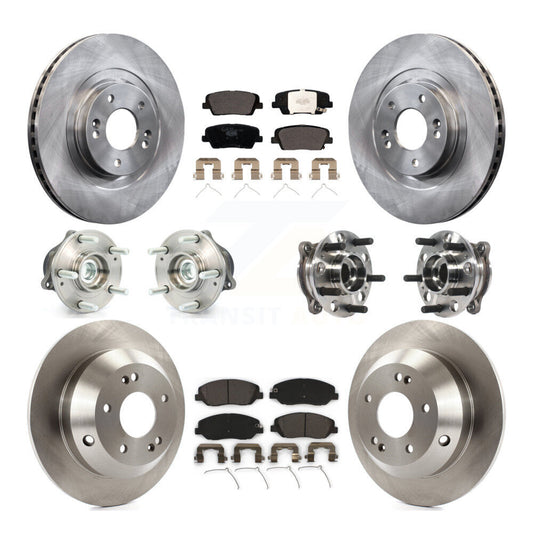 [Avant + Arrière] Kit d'ensemble roulement de roue et moyeu pour Hyundai Santa Fe XL FWD KBB-115404