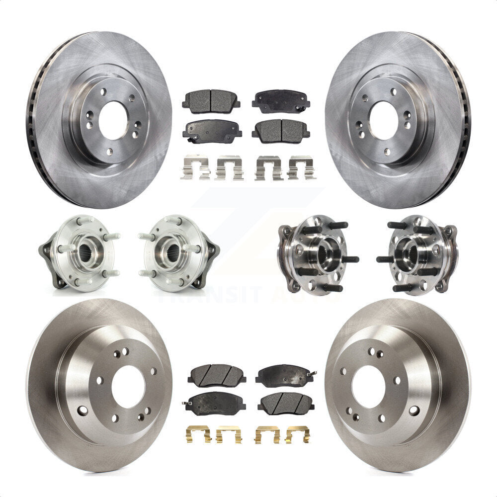 [Avant + Arrière] Kit d'ensemble roulement de roue et moyeu pour Hyundai Santa Fe XL AWD avec 3.3L KBB-115410 par Transit Auto