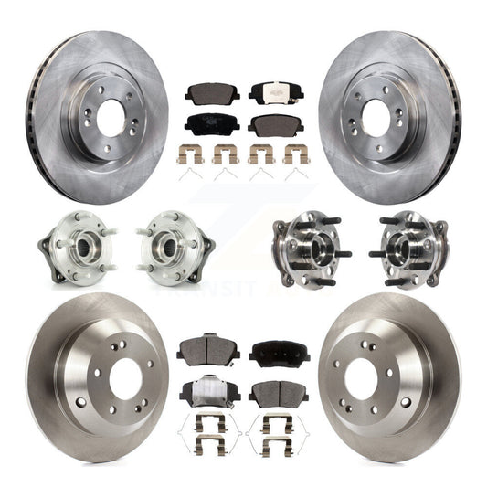 [Avant + Arrière] Kit d'ensemble roulement de roue et moyeu pour 2017-2018 Hyundai Santa Fe Sport AWD KBB-115412