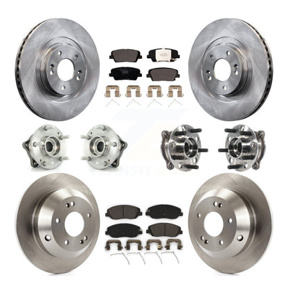 [Avant + Arrière] Kit d'ensemble roulement de roue et moyeu pour Hyundai Santa Fe XL AWD KBB-115413