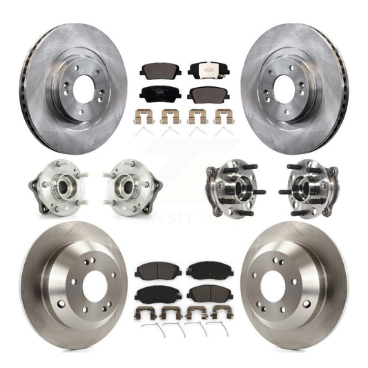 [Avant + Arrière] Kit d'ensemble roulement de roue et moyeu pour Hyundai Santa Fe XL AWD KBB-115413