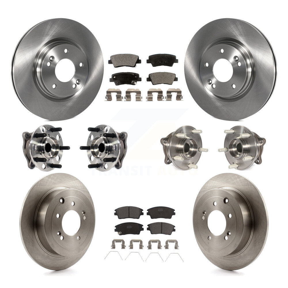 [Avant + Arrière] Kit d'ensemble roulement de roue et moyeu pour Hyundai Tucson Kia Sportage KBB-115415