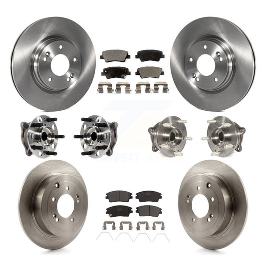 [Avant + Arrière] Kit d'ensemble roulement de roue et moyeu pour Hyundai Tucson Kia Sportage KBB-115415