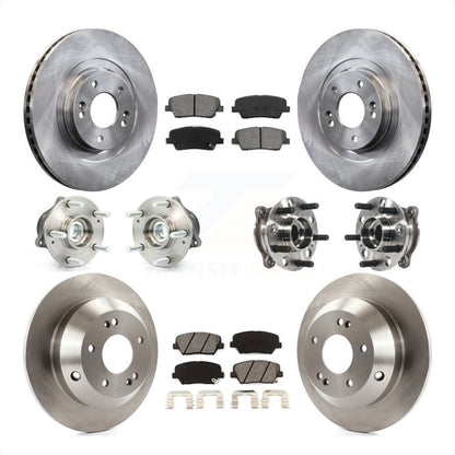 [Avant + Arrière] Kit d'ensemble roulement de roue et moyeu pour 2015-2016 Hyundai Santa Fe Sport FWD avec 2.4L 2.0L KBB-115417 par Transit Auto