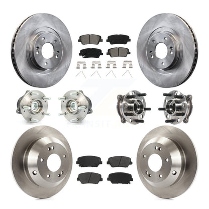 [Avant + Arrière] Kit d'ensemble roulement de roue et moyeu pour 2017-2018 Hyundai Santa Fe Sport FWD KBB-115418