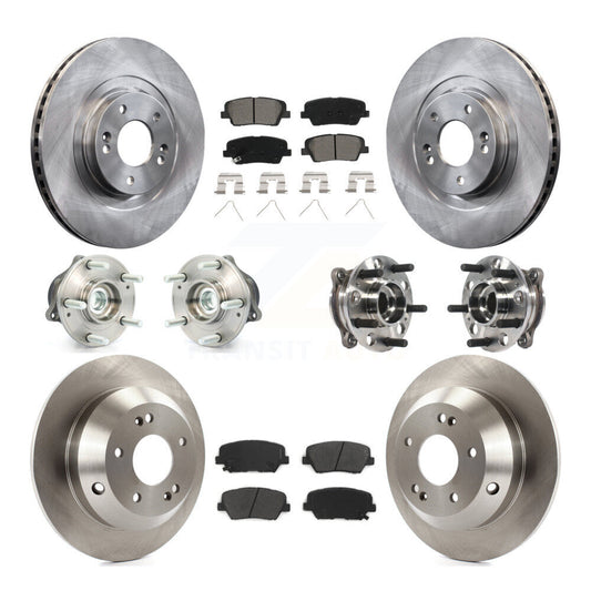 [Avant + Arrière] Kit d'ensemble roulement de roue et moyeu pour 2017-2018 Hyundai Santa Fe Sport FWD KBB-115418