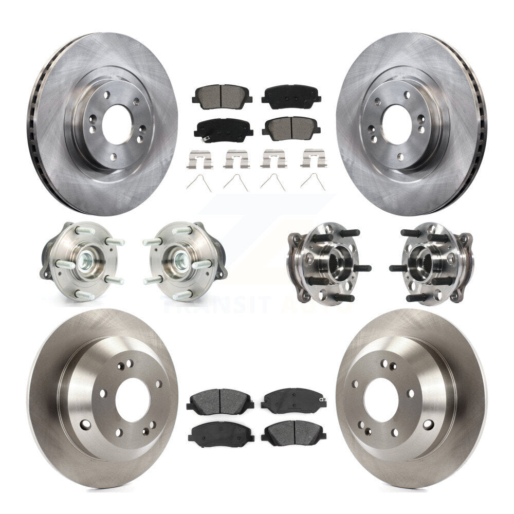 [Avant + Arrière] Kit d'ensemble roulement de roue et moyeu pour Hyundai Santa Fe XL FWD KBB-115419