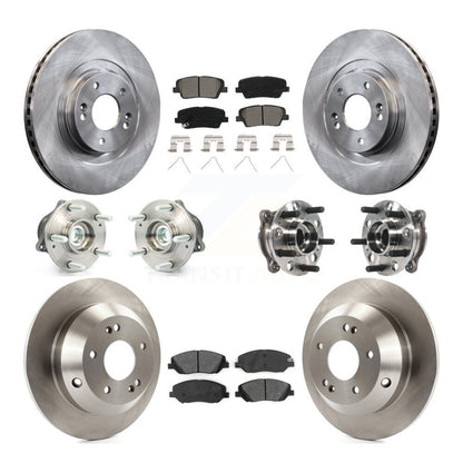 [Avant + Arrière] Kit d'ensemble roulement de roue et moyeu pour Hyundai Santa Fe XL FWD KBB-115419