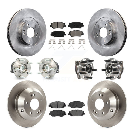 [Avant + Arrière] Kit d'ensemble roulement de roue et moyeu pour Hyundai Santa Fe XL FWD KBB-115419