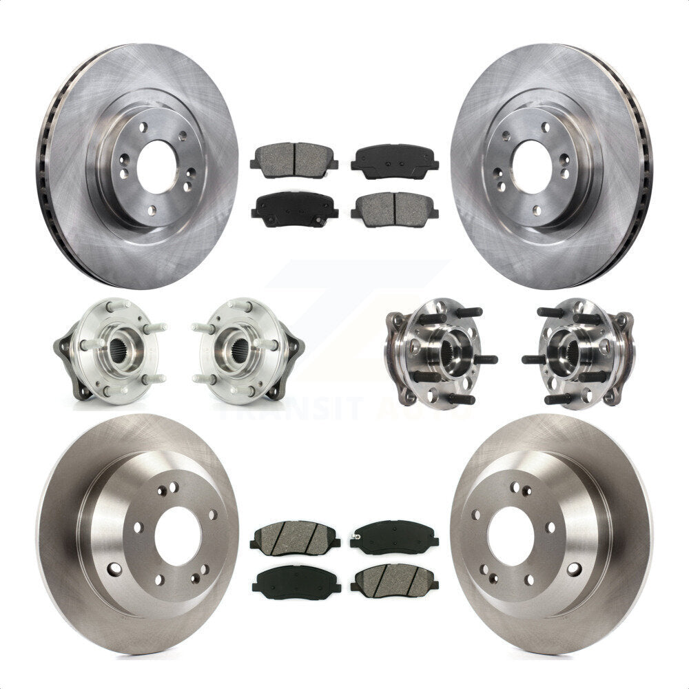 [Avant + Arrière] Kit d'ensemble roulement de roue et moyeu pour Hyundai Santa Fe XL AWD avec 3.3L KBB-115425 par Transit Auto