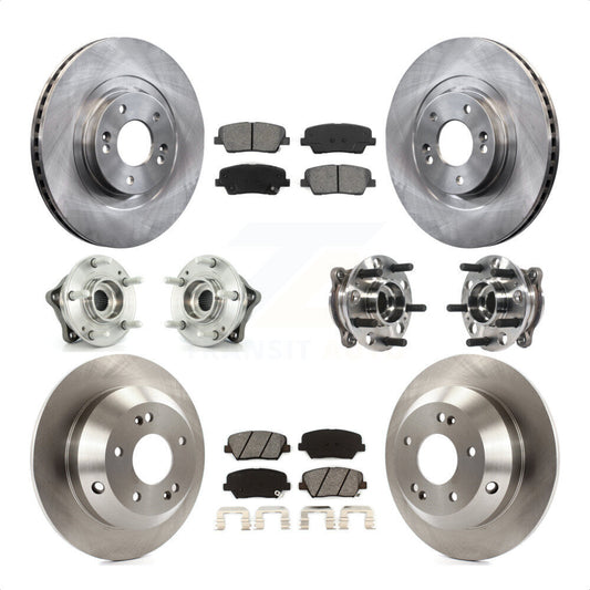 [Avant + Arrière] Kit d'ensemble roulement de roue et moyeu pour 2015-2016 Hyundai Santa Fe Sport AWD avec 2.4L 2.0L KBB-115426 par Transit Auto