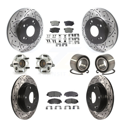 [Avant + Arrière] Kit de Roulement de roue pour Honda Civic KBB-115446