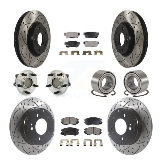[Avant + Arrière] Kit de Roulement de roue pour Hyundai Sonata 3.3L KBB-115448