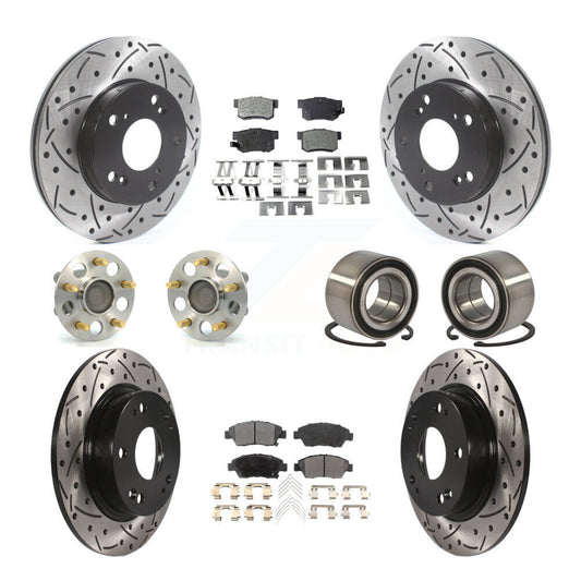 [Avant + Arrière] Kit de Roulement de roue pour Honda Civic KBB-115452