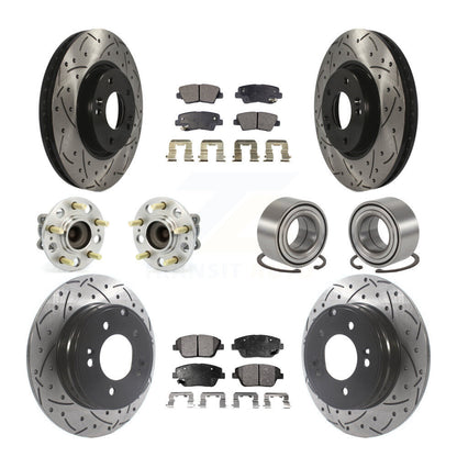 [Avant + Arrière] Kit de Roulement de roue pour Hyundai Sonata Kia Optima KBB-115459