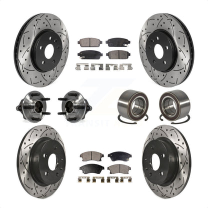 [Avant + Arrière] Kit de Roulement de roue pour Chevrolet Sonic Buick Encore Trax KBB-115473 par Transit Auto