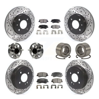 [Avant + Arrière] Kit de Roulement de roue pour 2012-2017 Hyundai Accent KBB-115474