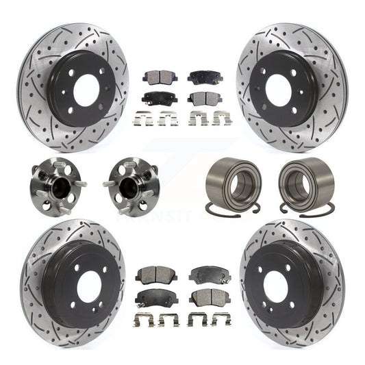[Avant + Arrière] Kit de Roulement de roue pour 2012-2017 Hyundai Accent KBB-115474