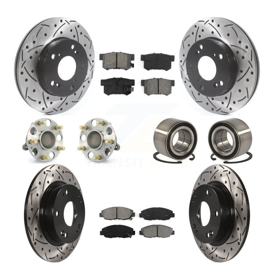 [Avant + Arrière] Kit de Roulement de roue pour Honda Civic KBB-115523