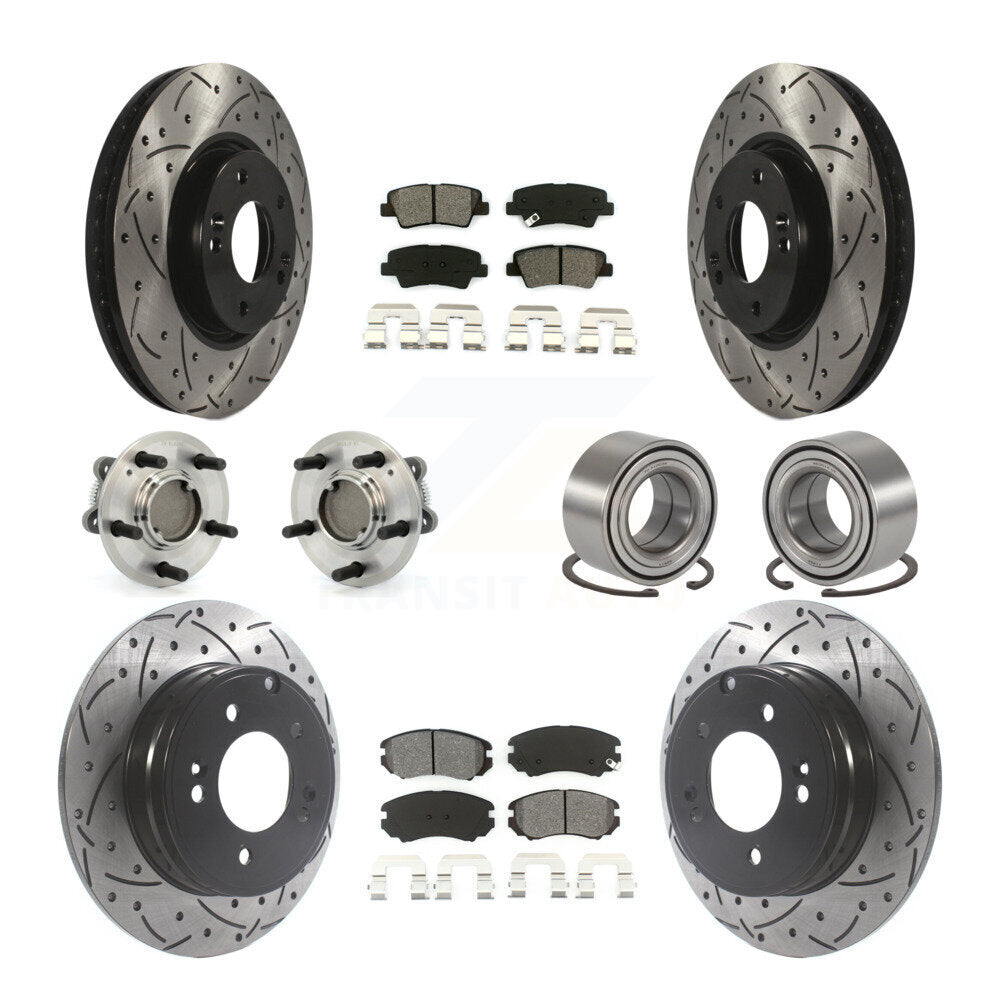 [Avant + Arrière] Kit de Roulement de roue pour Hyundai Sonata 3.3L KBB-115525