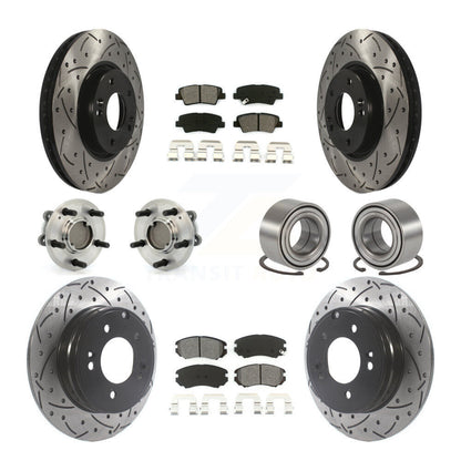 [Avant + Arrière] Kit de Roulement de roue pour Hyundai Sonata 3.3L KBB-115525