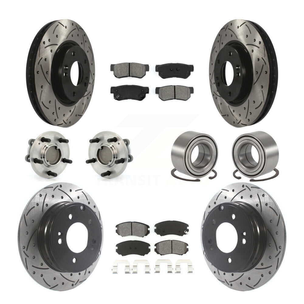 [Avant + Arrière] Kit de Roulement de roue pour Hyundai Sonata 3.3L KBB-115526