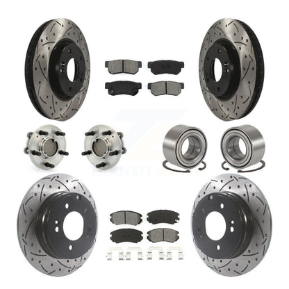 [Avant + Arrière] Kit de Roulement de roue pour Hyundai Sonata 3.3L KBB-115526