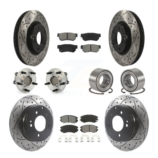 [Avant + Arrière] Kit de Roulement de roue pour Hyundai Sonata 3.3L KBB-115526