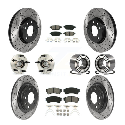 [Avant + Arrière] Kit de Roulement de roue pour Ford Fusion Lincoln MKZ Mercury Milan Mazda 6 Zephyr KBB-115527