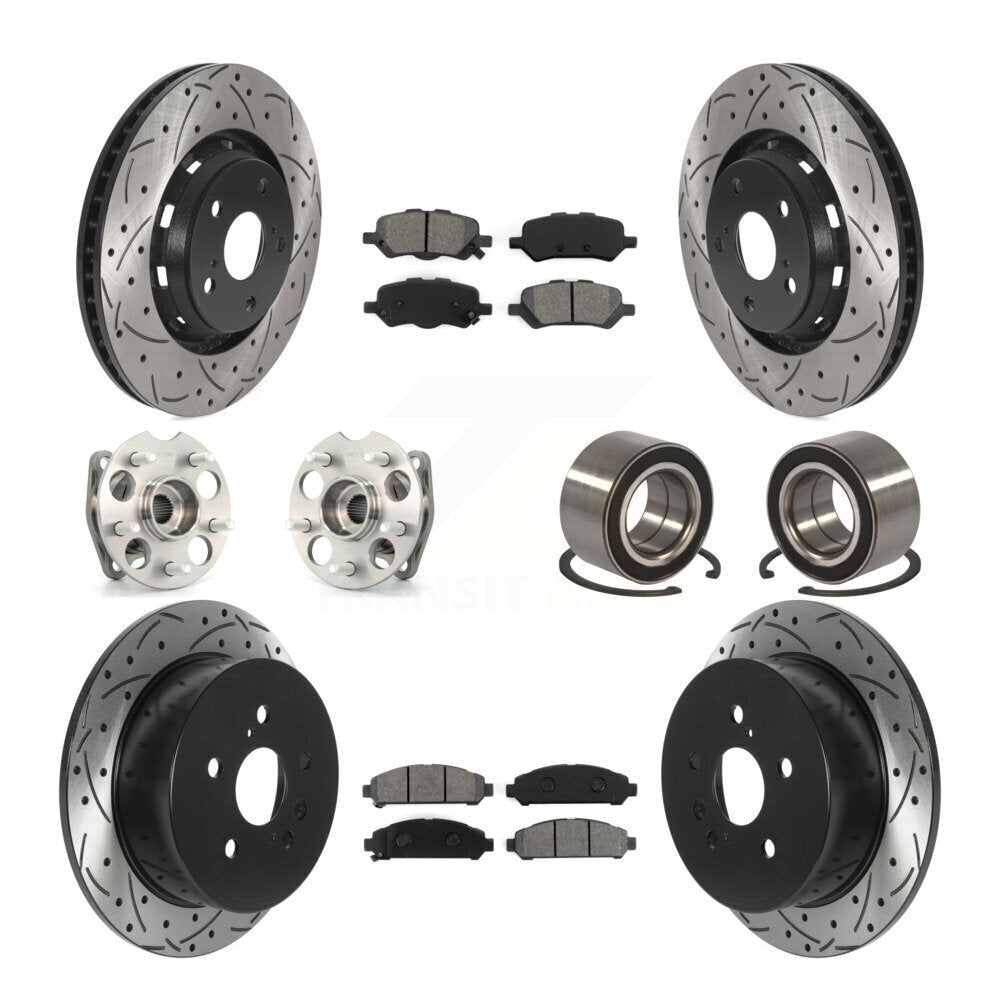 [Avant + Arrière] Kit de Roulement de roue pour 2009-2016 Toyota Venza AWD KBB-115529