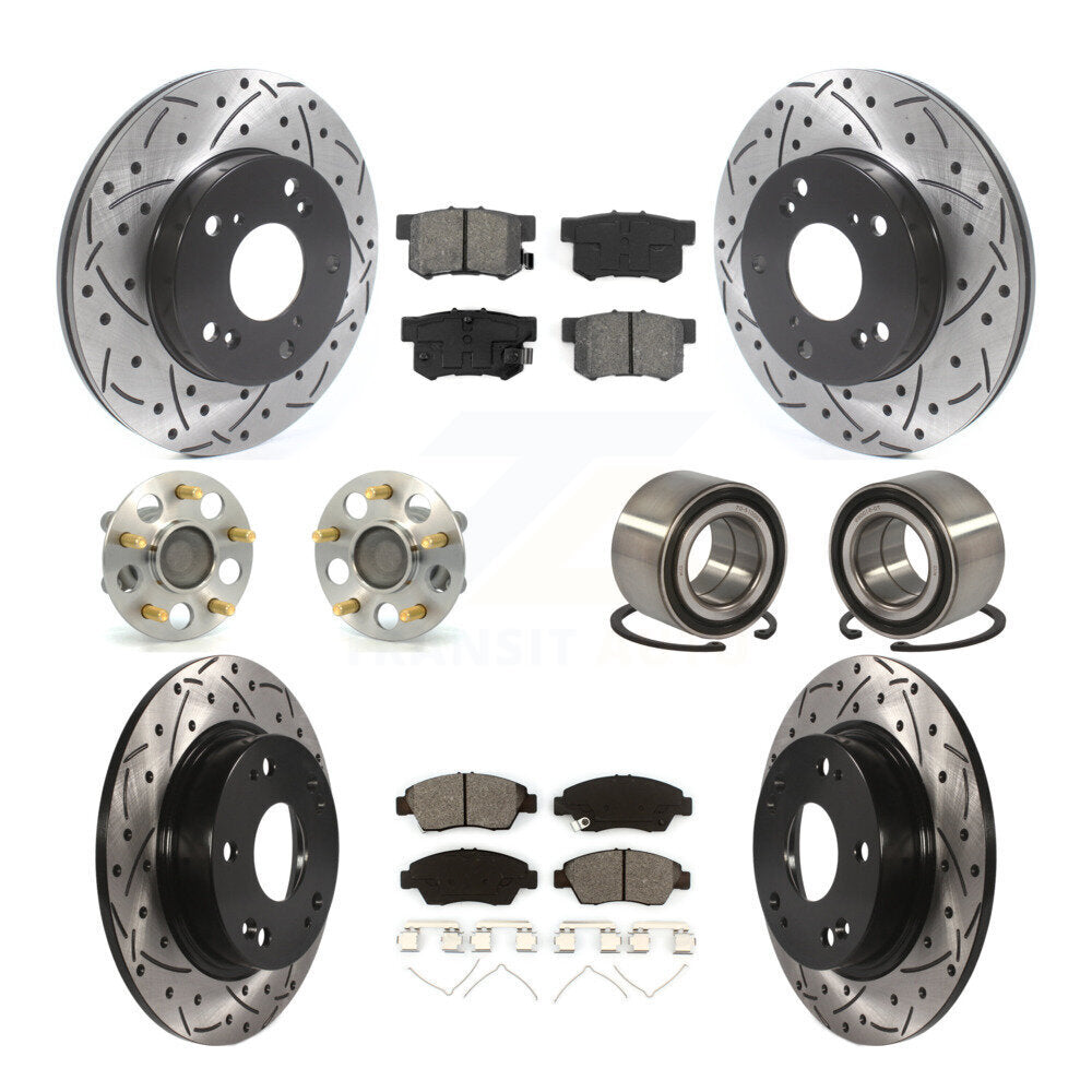 [Avant + Arrière] Kit de Roulement de roue pour Honda Civic KBB-115530