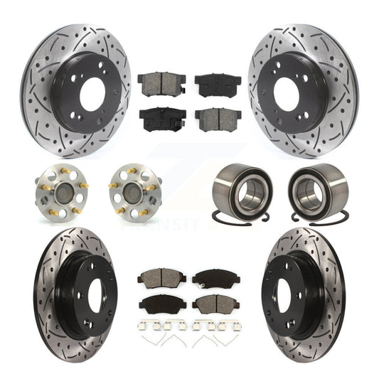 [Avant + Arrière] Kit de Roulement de roue pour Honda Civic KBB-115530