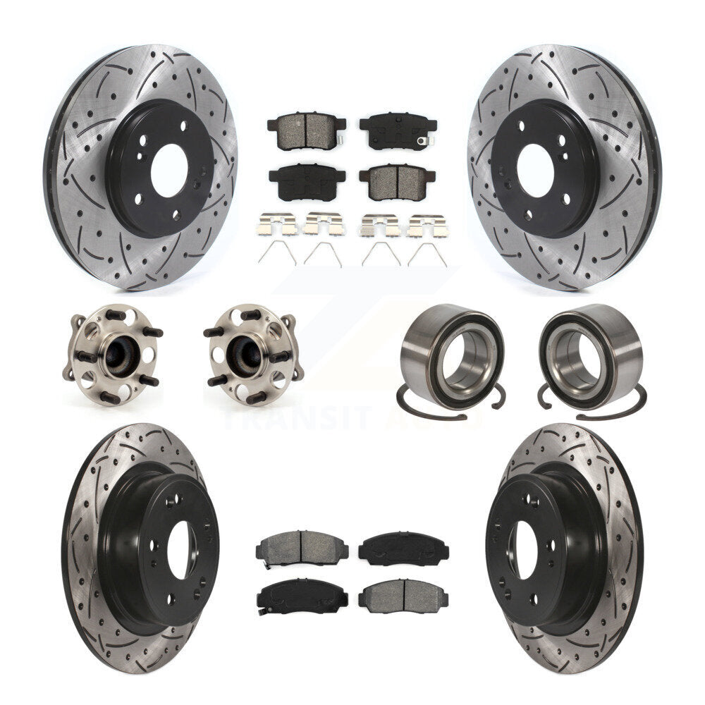 [Avant + Arrière] Kit de Roulement de roue pour Honda Accord Acura TSX KBB-115531