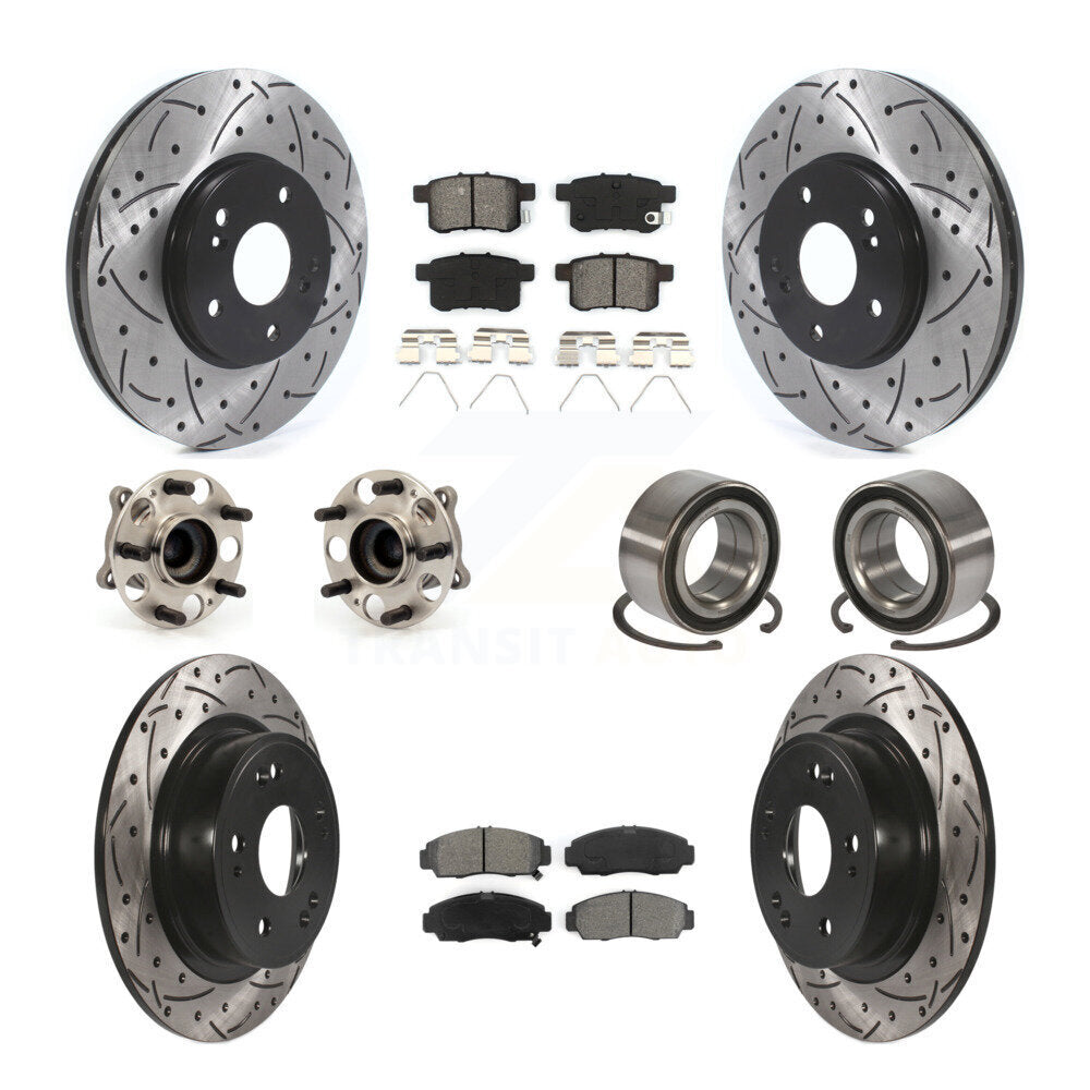 [Avant + Arrière] Kit de Roulement de roue pour Honda Accord Acura TSX KBB-115532