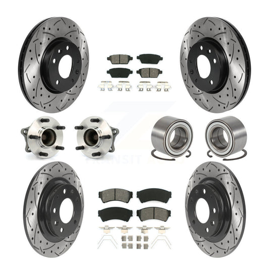 [Avant + Arrière] Kit de Roulement de roue pour 2009-2013 Mazda 6 3.7L KBB-115535