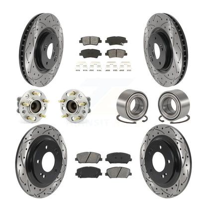 [Avant + Arrière] Kit de Roulement de roue pour 2013 Kia Optima 2.0L avec Electric Parking KBB-115541