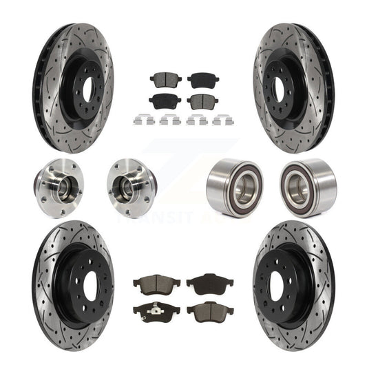 [Avant + Arrière] Kit de Roulement de roue pour 2014-2017 Fiat 500L KBB-115555