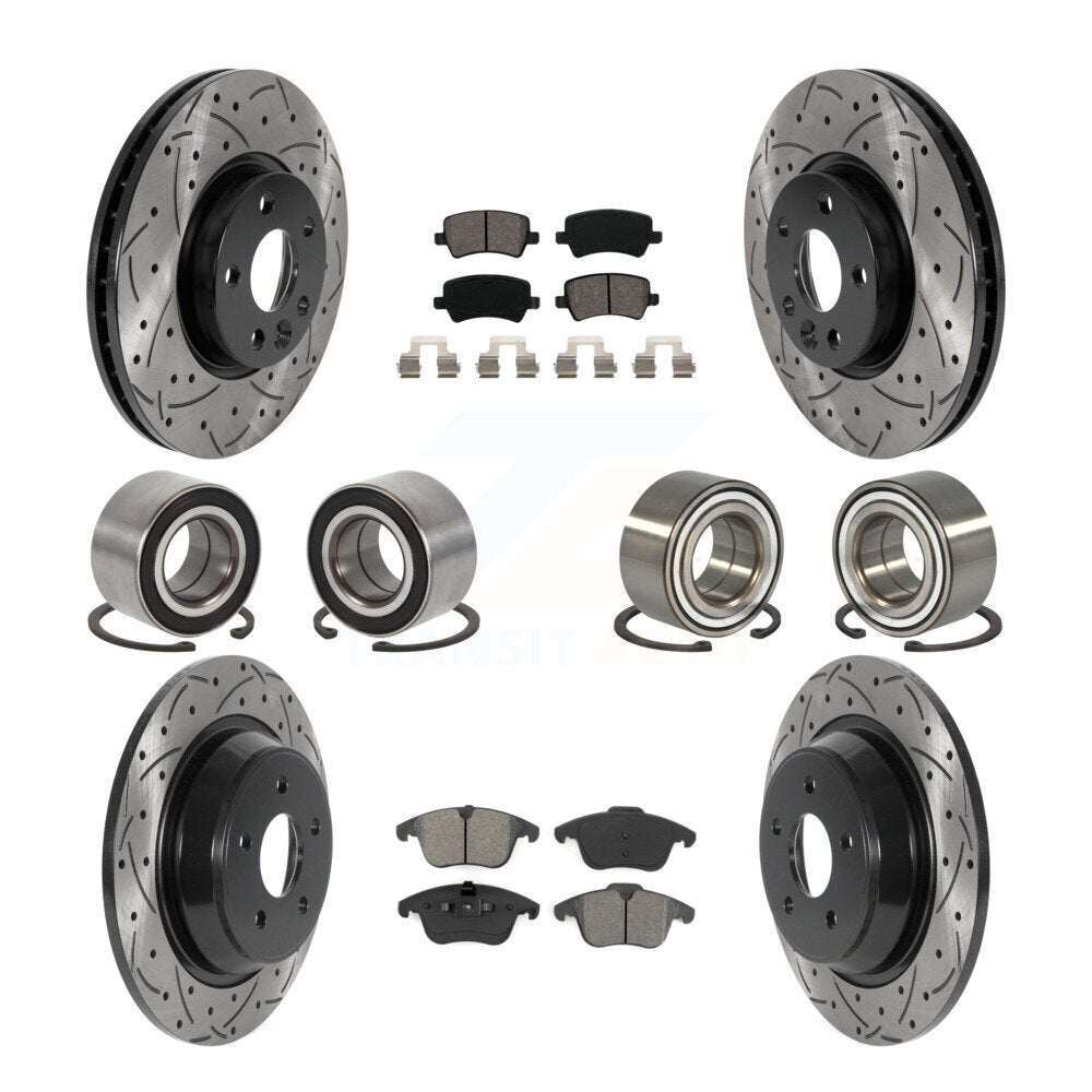[Avant + Arrière] Kit de Roulement de roue pour 2012-2015 Land Rover Range Evoque KBB-115592