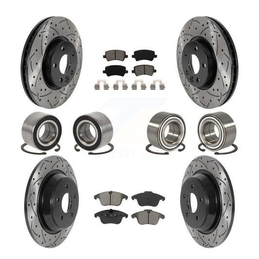[Avant + Arrière] Kit de Roulement de roue pour 2012-2015 Land Rover Range Evoque KBB-115592