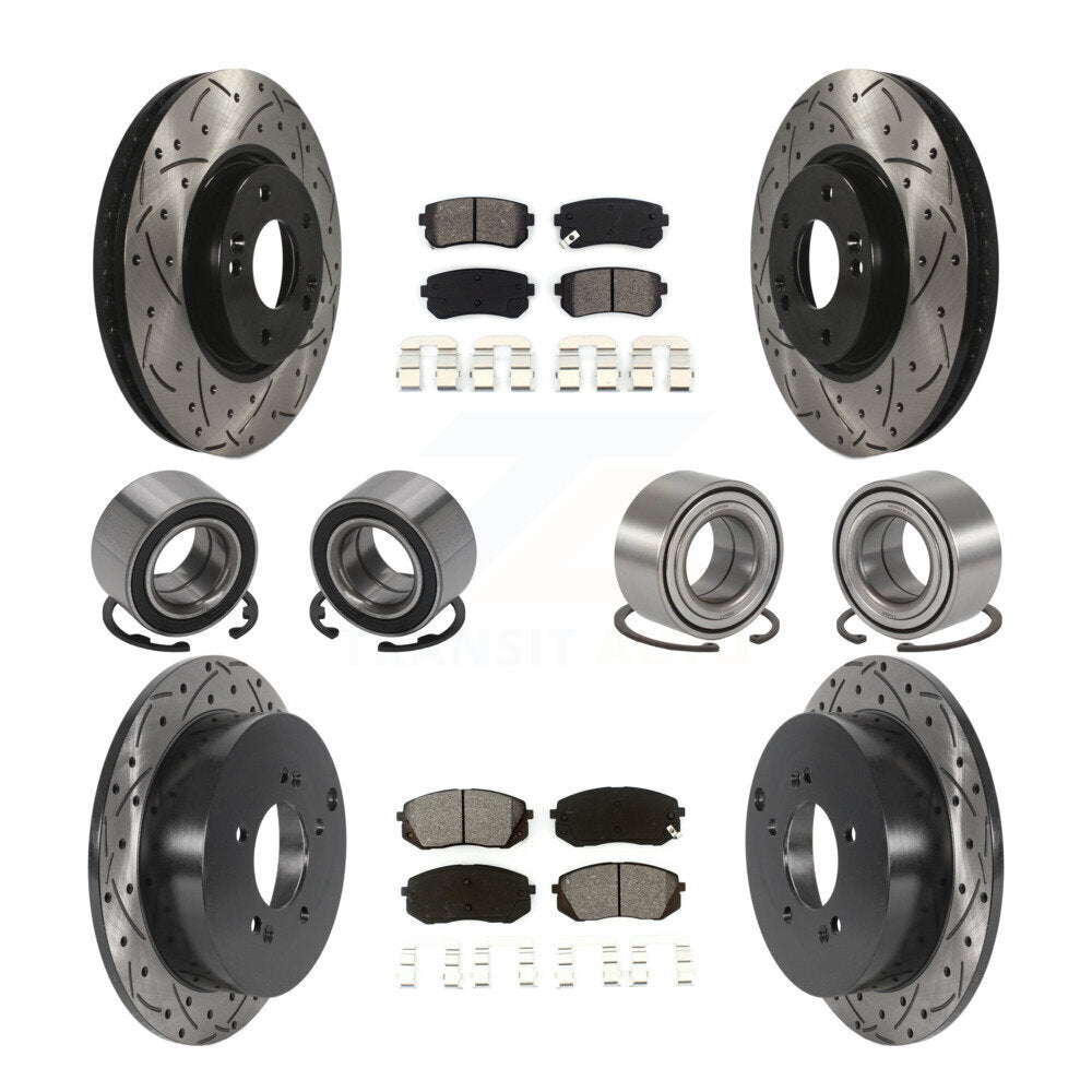 [Avant + Arrière] Kit de Roulement de roue pour Hyundai Tucson Kia Sportage AWD KBB-115593
