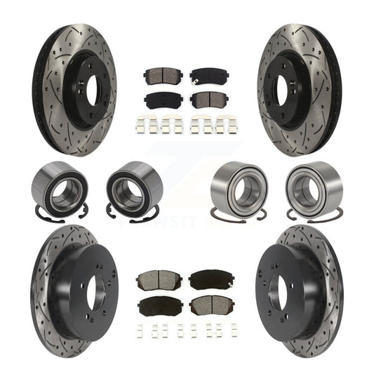 [Avant + Arrière] Kit de Roulement de roue pour Hyundai Tucson Kia Sportage AWD KBB-115593