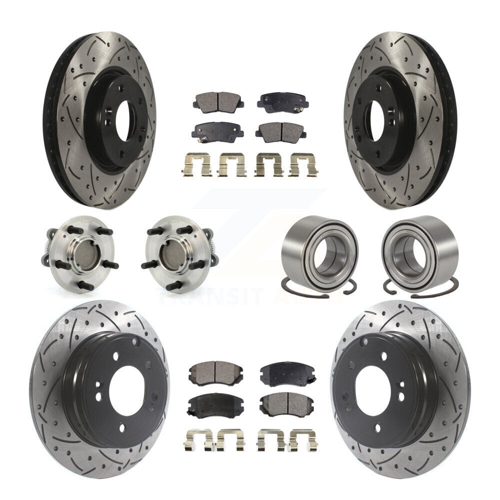 [Avant + Arrière] Kit de Roulement de roue pour Hyundai Sonata 3.3L KBB-115598