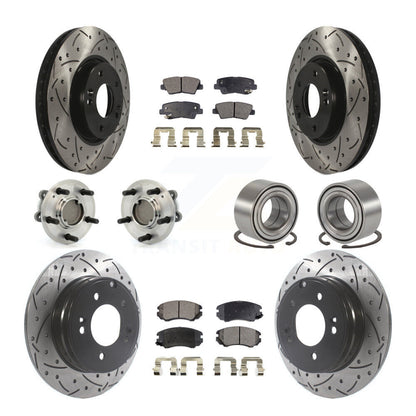 [Avant + Arrière] Kit de Roulement de roue pour Hyundai Sonata 3.3L KBB-115598