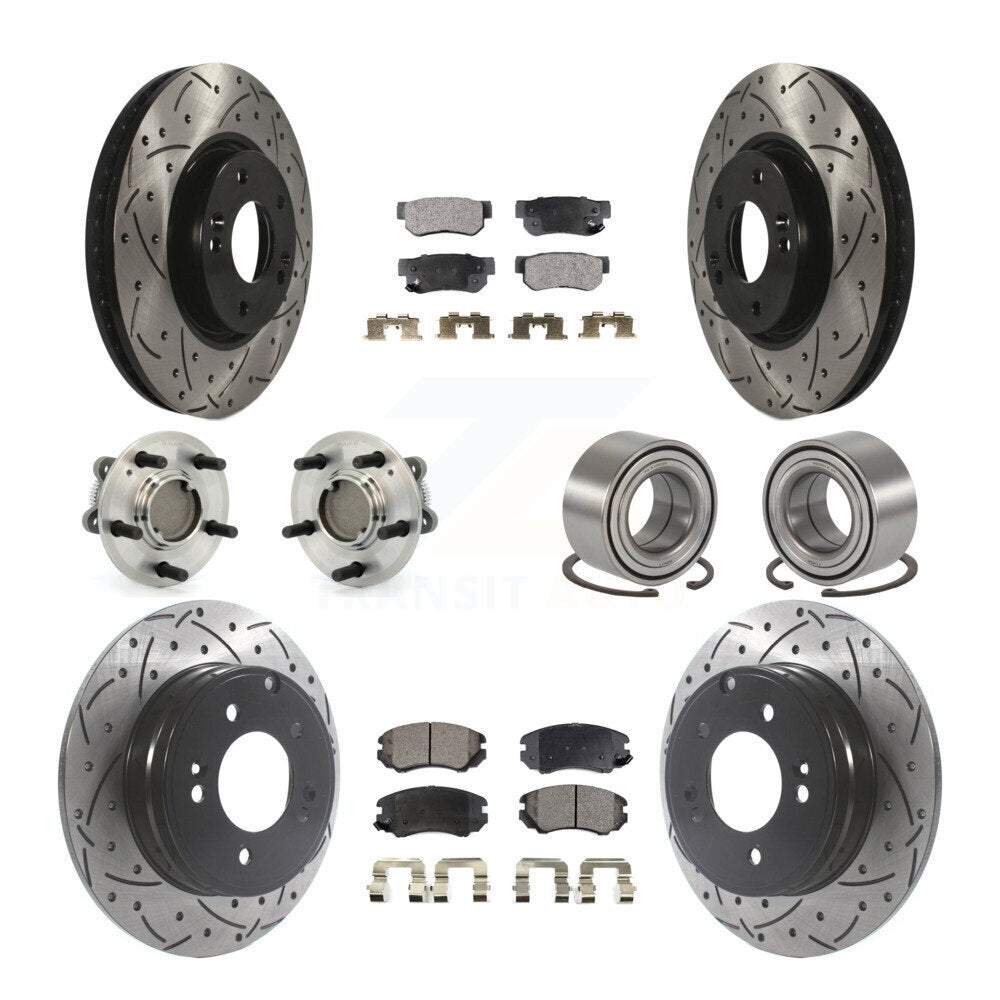[Avant + Arrière] Kit de Roulement de roue pour Hyundai Sonata 3.3L KBB-115599