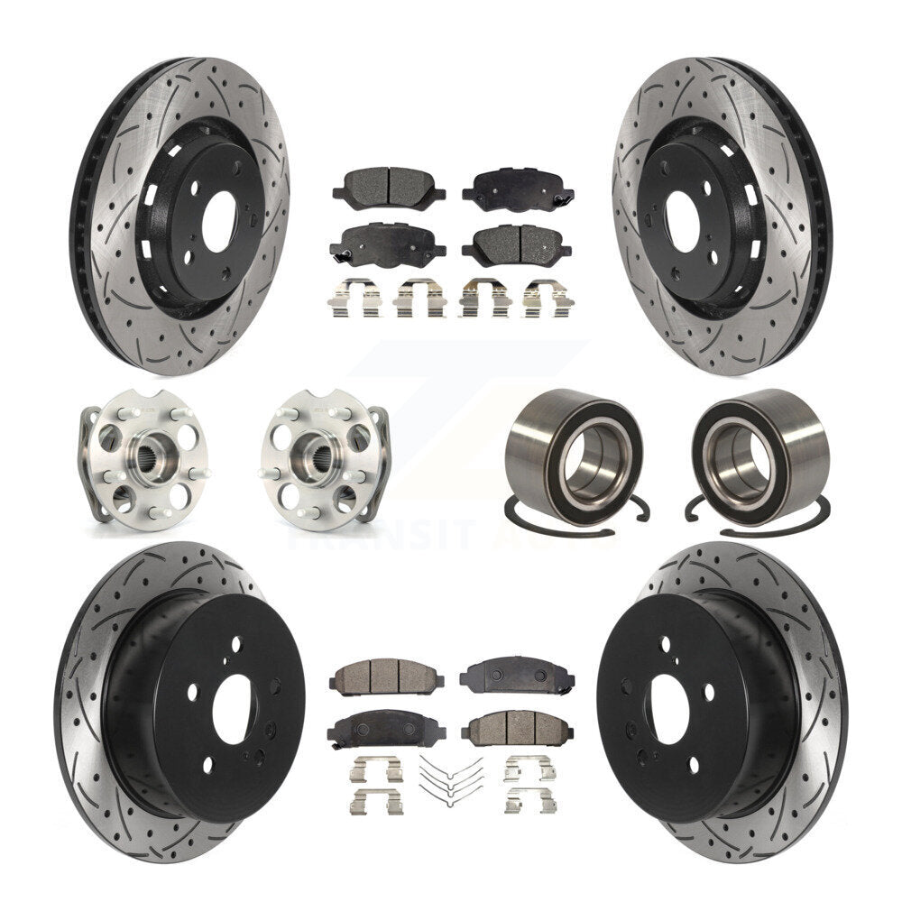 [Avant + Arrière] Kit de Roulement de roue pour 2009-2016 Toyota Venza AWD KBB-115602