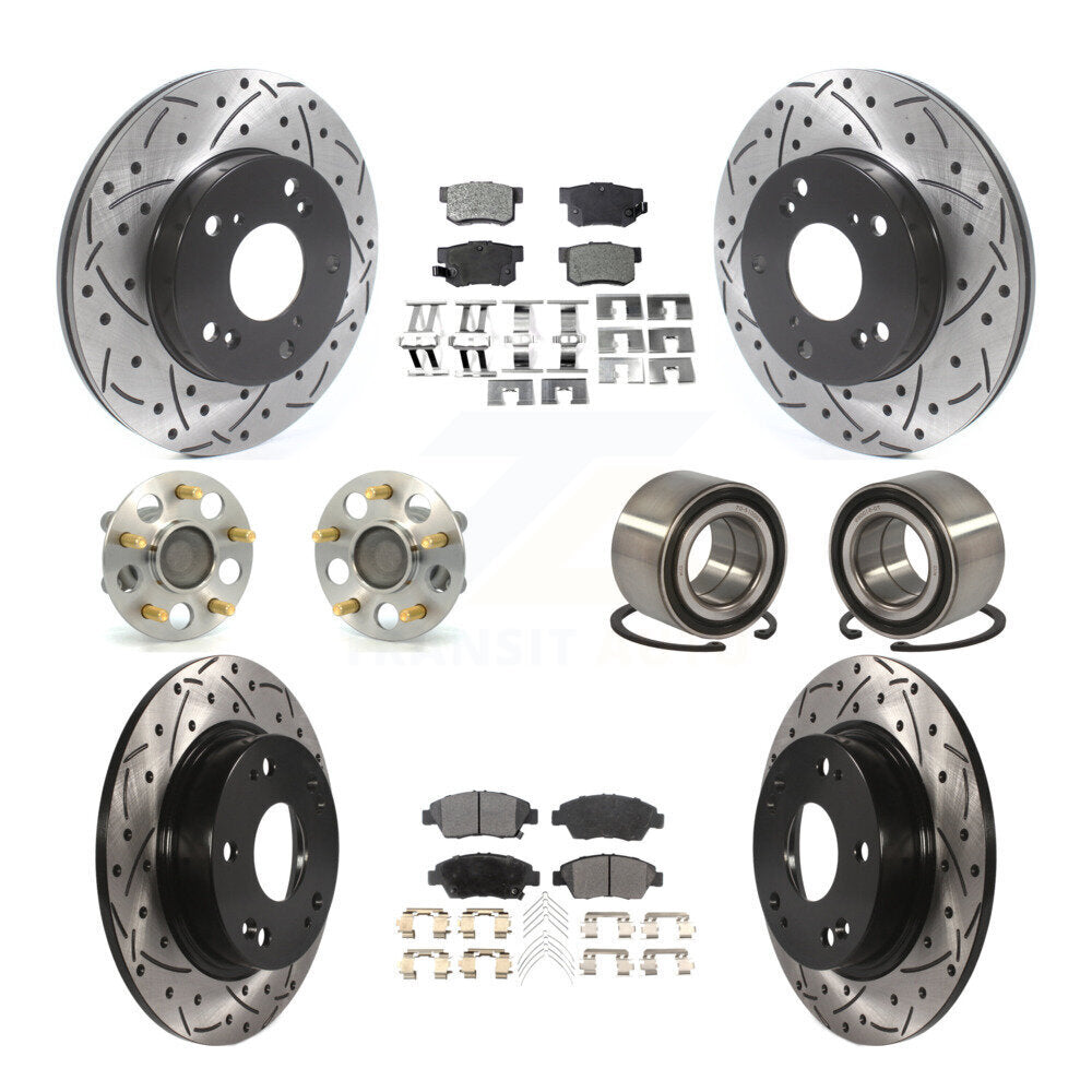 [Avant + Arrière] Kit de Roulement de roue pour Honda Civic KBB-115603