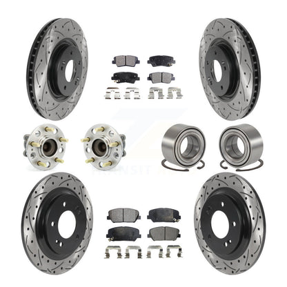 [Avant + Arrière] Kit de Roulement de roue pour 2013 Kia Optima 2.0L avec Electric Parking KBB-115614