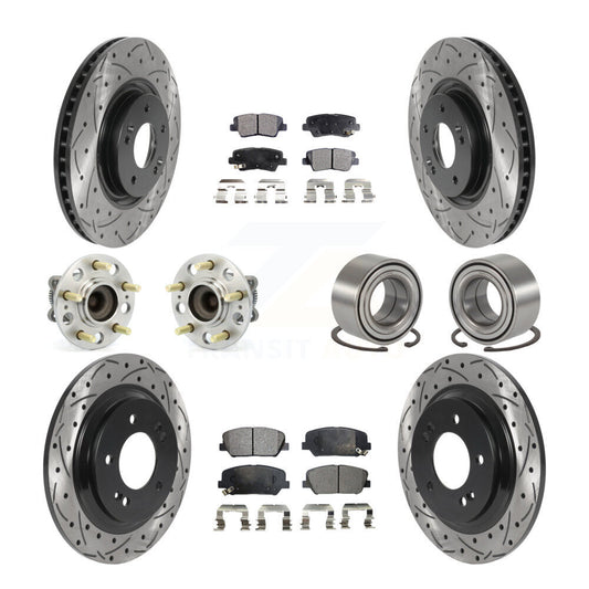 [Avant + Arrière] Kit de Roulement de roue pour 2013 Kia Optima 2.0L avec Electric Parking KBB-115614