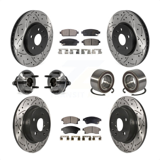 [Avant + Arrière] Kit de Roulement de roue pour Chevrolet Sonic Buick Encore Trax KBB-115624 par Transit Auto